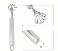 Vista 5 de Raspador de coco, abridor de coco, cuchillo de eliminación de carne de coco, rebanador de mano, rallador de mano, cepillador de carne de acero