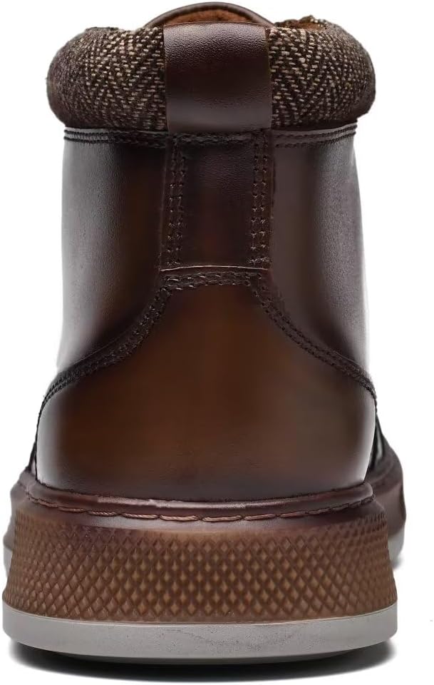 Arkbird Casual Sneaker Shoes, Lace-up Leather Chukka Boots for Men - Image 6