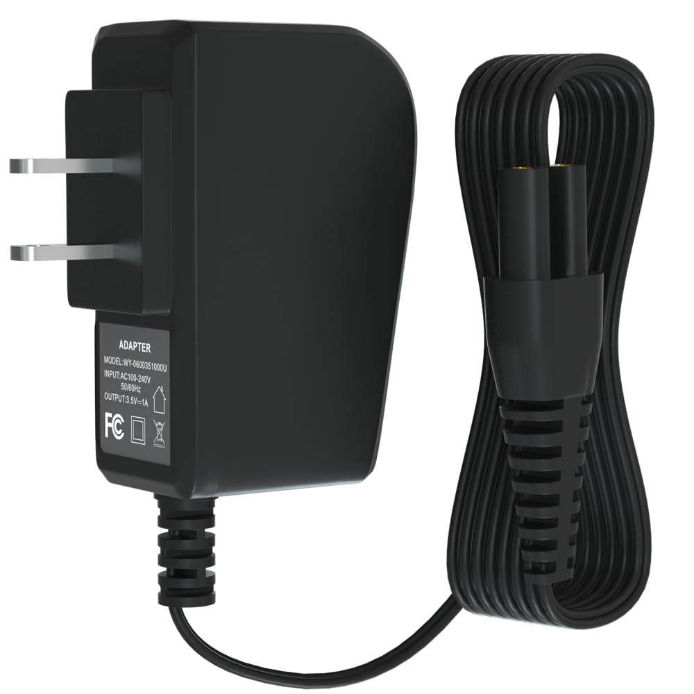 3.5V Hair Clipper Charger for Wahl Color Pro 9649 Cordless Hair Clipper & Trimmer，6.6FT Replacement Power Cord Adapter for Whal
