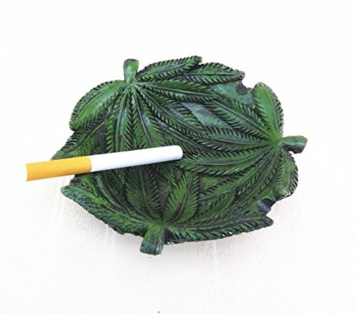 YOURNELO Resin Marijuana Pot Leaf Weed Smoke Ashtray Holder for Car