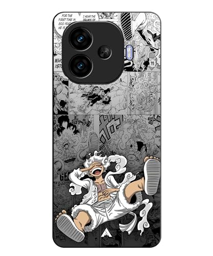 Image of Premium Anime 2 Case for iQOO Neo 10r (Glossy Finish) Soft-Touch Metal TPU Back Cover, Shockproof, Designer, Aesthetic Mobile Phone Case