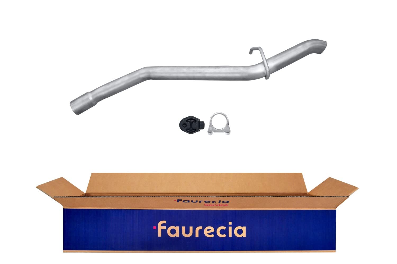 Hella 8LA 366 004-011 Exhaust Pipe - Easy2Fit Kit - Rear - One Piece - Set with Attachments