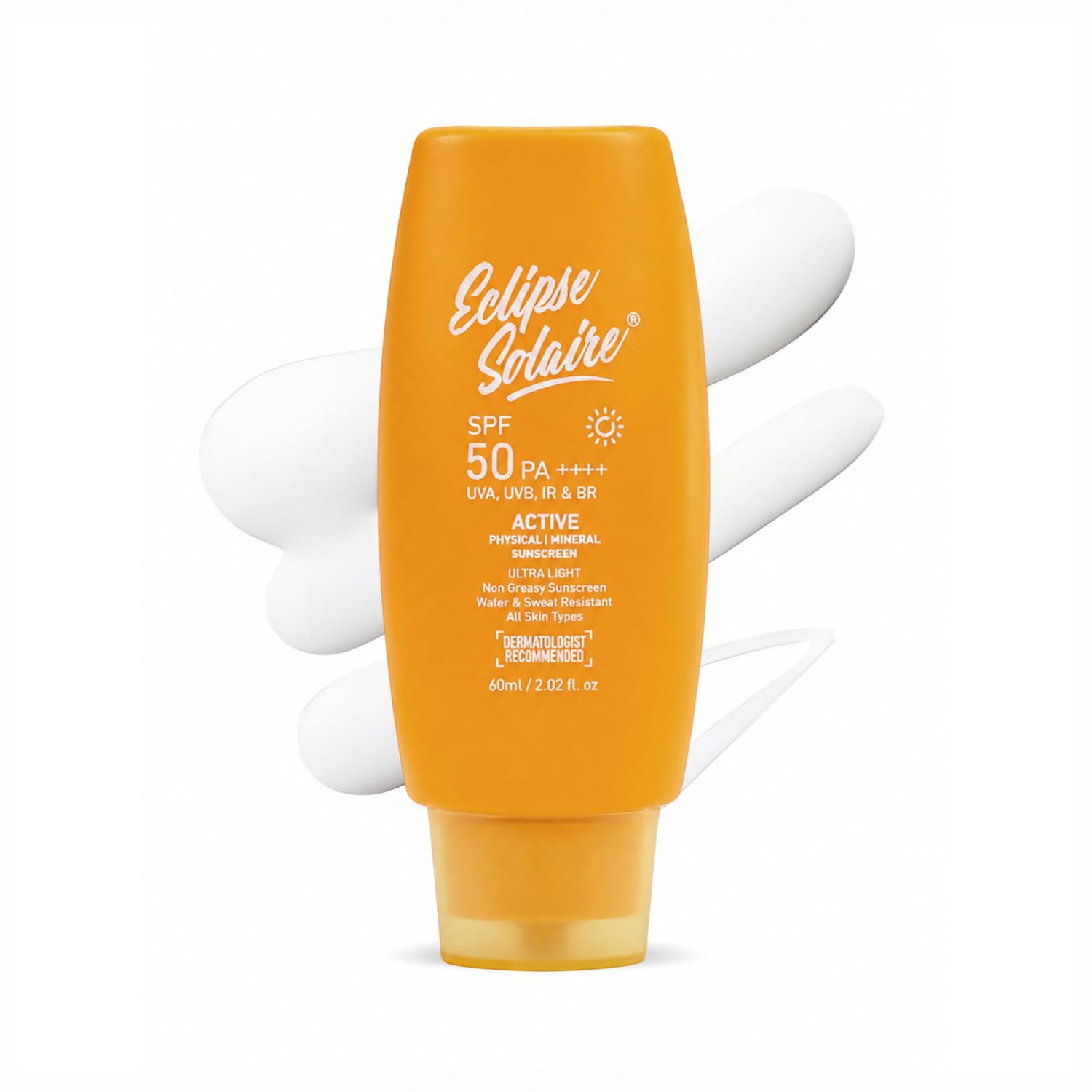 Eclipse Solaire Active Physical Mineral Sunscreen SPF50 60ml