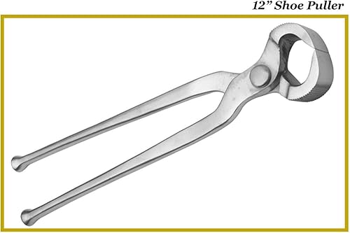 Miniatura 2 de Extractor de zapatos de caballo de acero inoxidable hecho a mano de 12 pulgadas, herramienta profesional para el cuidado de las pezuñas, eliminación