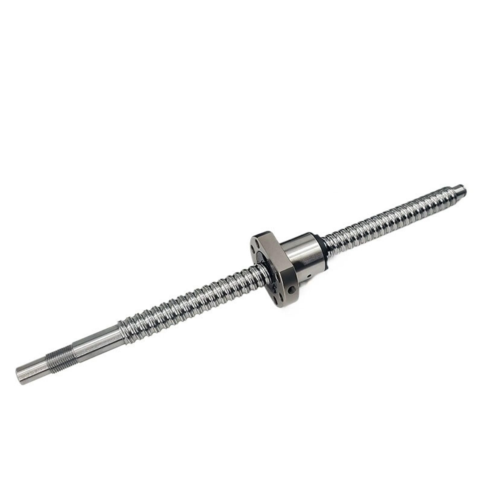 Zestaw śrub kulowych, SFU1620 16x20 C7 Walcowana śruba kulowa BK12 BF12 z nakrętką do drukarki 3D 300-1000mm(500mm 19.69" long)