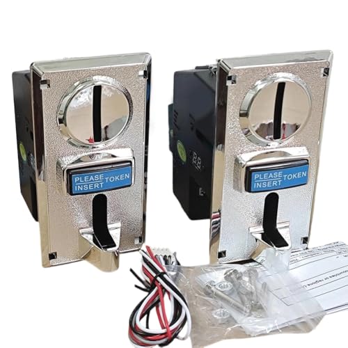 Qomcsrl Máquina Expendedora Electrónica Multimoneda con Dispensador de Boletos para Juegos BL-616