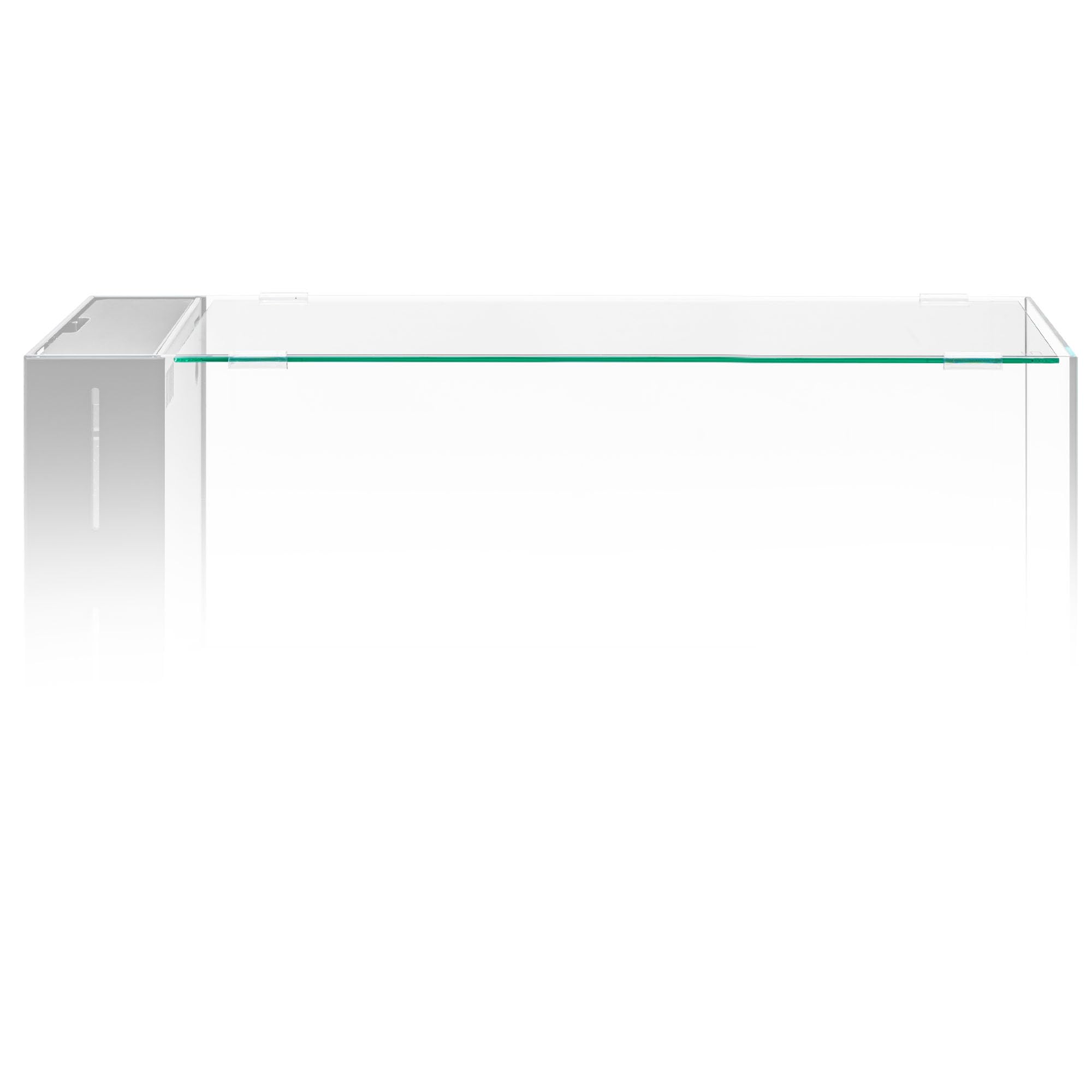 Ultum Nature Systems Dual AIO Glass Lids with Clips for Rimless Aquariums - Clear Rimless Lid, Fish Tank Cover for Glass Aquarium, Frameless Aquarium Lid, Cover for Tank - 90LA Dual AIO