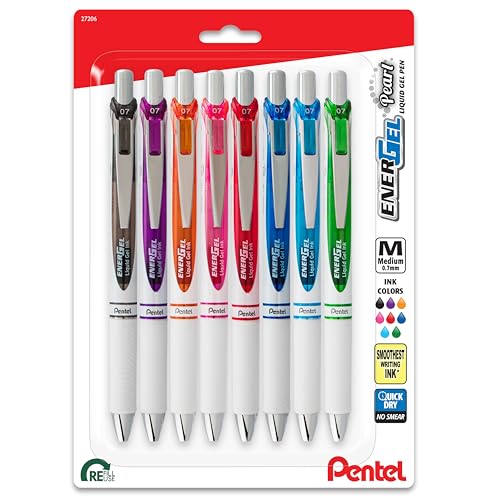 Pentel EnerGel Pearl Bolígrafo Gel Líquido Retráctil 0.7mm