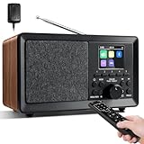 📻︎【Automatische/Manuelle Sendersuche und Voreinstellungen】Das Radio bietet sowohl automatische als auch manuelle Sendersuche für DAB/FM-Modus. Sie können Ihre Lieblingssender voreinstellen und bis zu 30 davon speichern. Der Mono-Lautsprecher sorgt für klaren und kraftvollen Sound.