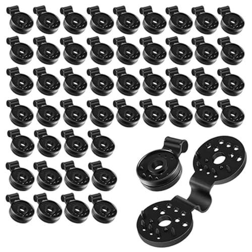 Aus Kunststoff für Sonnensegel, 60 Stück Kunststoff-Clips für Schutztuch, Haken für Schattenplane, Kunststoff-Clip mit wiederverwendbarer Öse, rostfrei, für Gewächshäuser, Gärten, Landwirtschaft