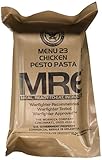 Chicken Pesto Pasta MRE Meal - Genuine US Military Surplus Inspection Date 2020 and Up