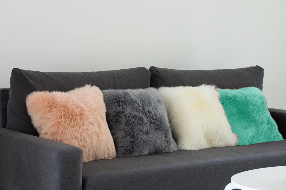 PICKKART Faux Fur Throw Pillow Covers-16" X 16",Set Of 4 - Soft Cushion Cases (Multicolor), 250 TC-picture-11