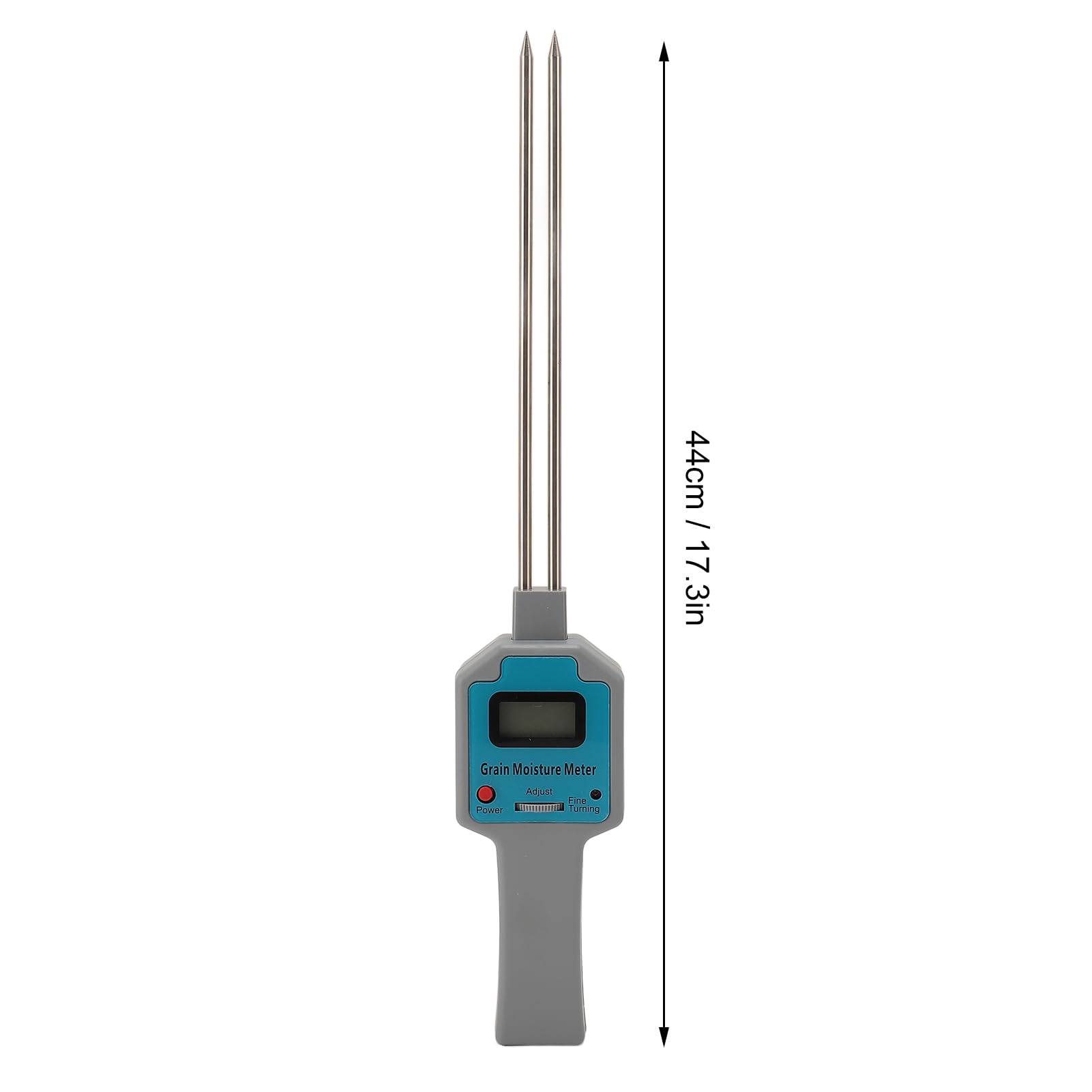 Medidor de Humedad de Grano, Pantalla con Retroiluminación LED, Probador de Humedad de Heno, Medidor de Humedad de Grano Portátil, Sonda Analizadora de Contenido de Agua