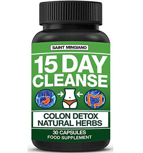 15 Day Cleanse | Colon Detox with Natural Laxative for Constipation & Bloating. 30 Pills to Detoxify & Boost Energy | Extra-Strength Senna Leaf Supplements | Strong for Some People.