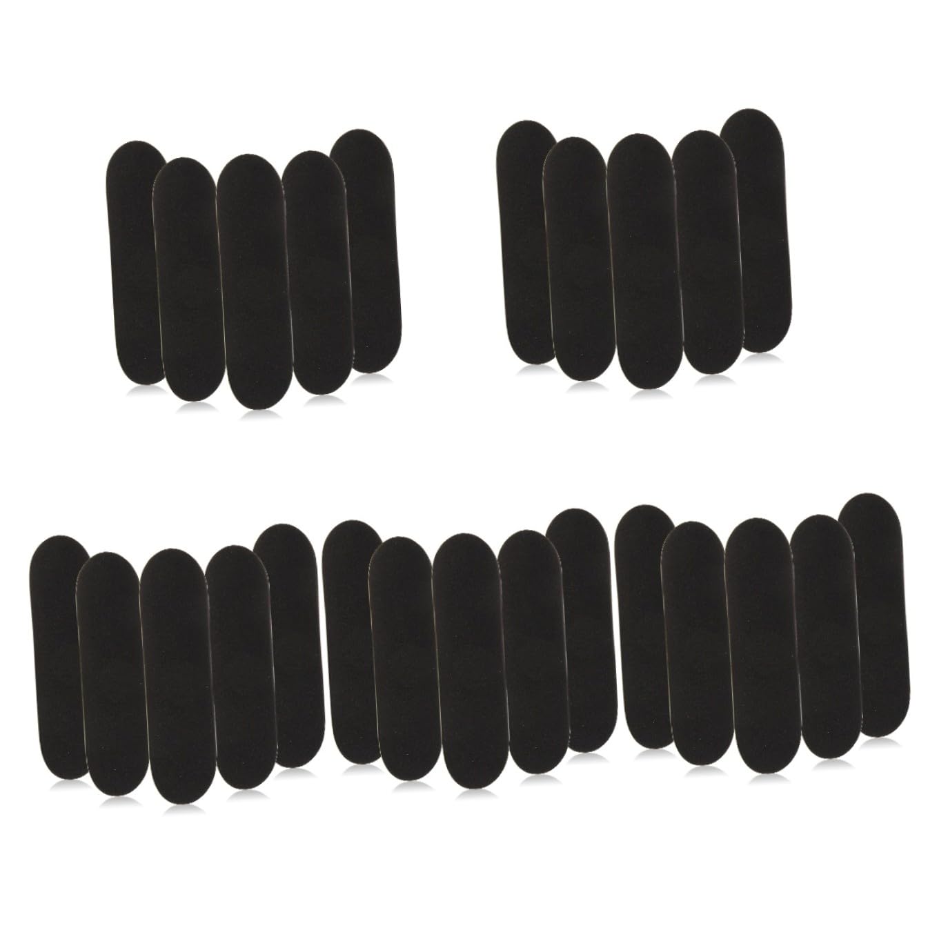 Vaguelly 25 Piezas Tapete Antideslizante Mini Patinetas Cintas De Dedo para Monopatín De Agarre De Espuma para Dedo Suministros De Monopatín Cintas para Dedos De