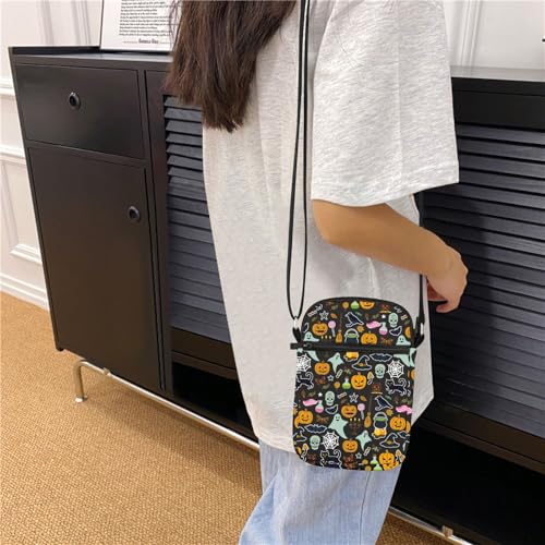 Horror Coffee Crossbody Bag Halloween Party Gift Horror Movie Fan Small Sling Bag Spooky October Gift3