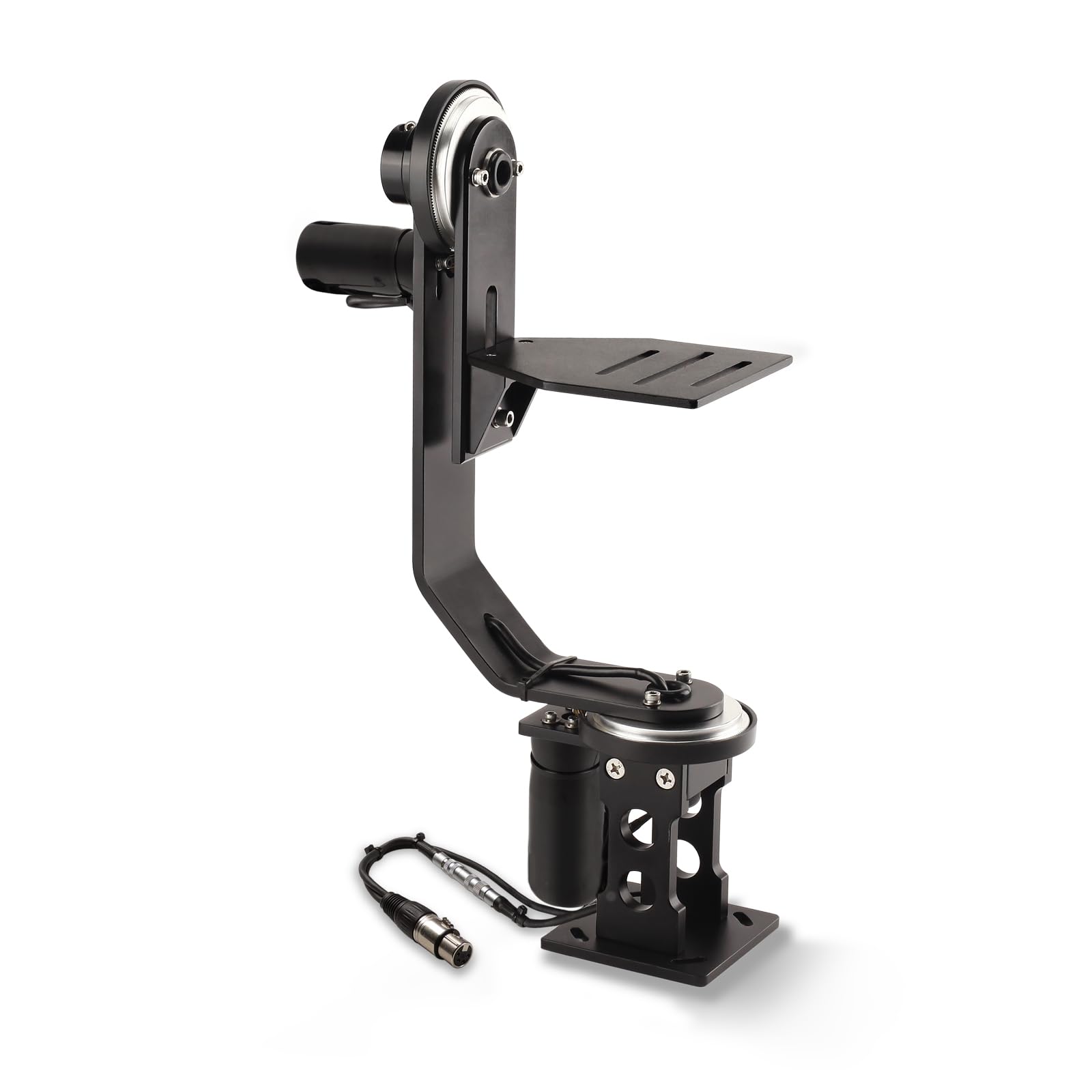 PROAIM Junior Motorized 2-Axis Pan Tilt Head w 12V Joystick Control for DSLR Camera Jib Crane. 360° Pan/tilt Moves, Remote-Precise Control on Moves. Quite Operations, 5kg/11lb Payload + Bag (PT- JR~)