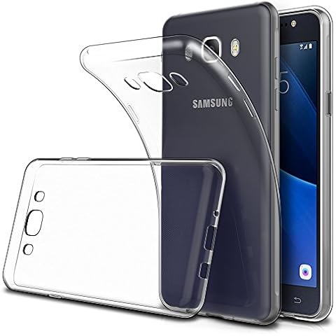Simpeak Case Compatible with Samsung Galaxy J5 2016, [2 Pack] Soft TPU Transparent Slim Fit Protector Case Replacement for Samsung Galaxy J5 2016 Cover
