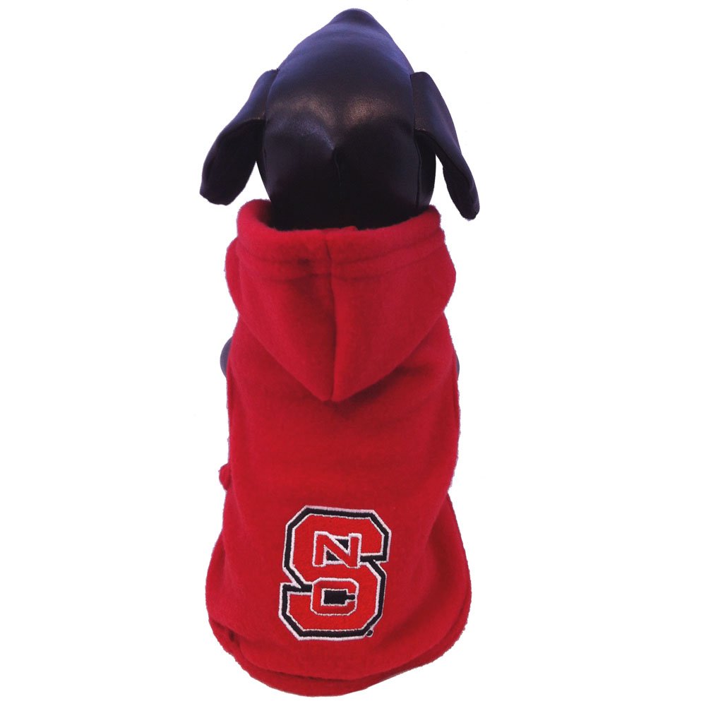 NCAA North Carolina State Wolfpack Polar Fleece Hooded Dog Jacket