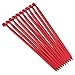 SPYMINNPOO 10pcs 16cm Tent Nail, Heavy Duty Aluminum Tent Stakes Pegs Camp Awning Canopy Tent Rock Stakes Pegs Nails for Camping (Red)