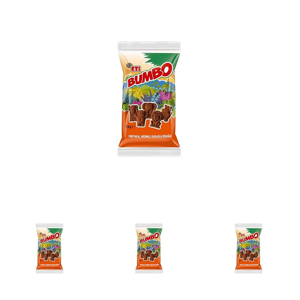 Eti Bumbo Bisküvi 110 g 4lü paket