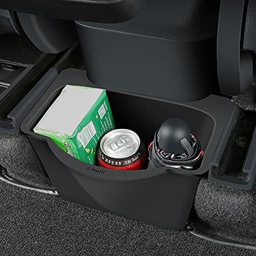 Tesla Model Y Compartiment de rangement arrière de la deuxième rangée de la Compartiment de rangement en silicone pour les accessoires de la Tesla Model Y Cover