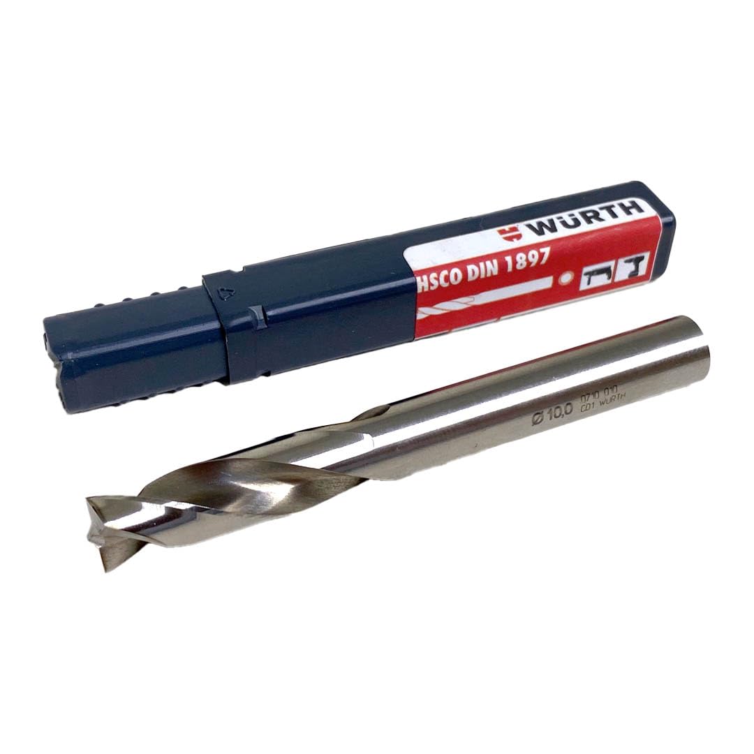 Würth HSCo 10mm Schweißpunktbohrer Schweißpunktfräser Schweißpunkt Bohrer 0710010 zum Lösen von Schweißpunkten mit handgeführten Bohrmaschinen