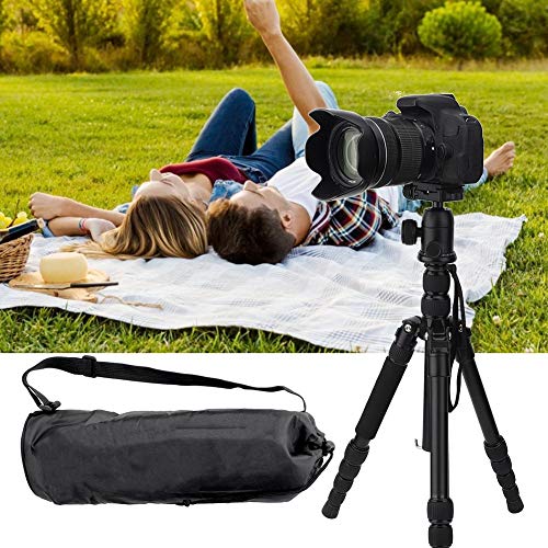 Fotostativ, leichte tragbare Aluminiumlegierung 5-teilige Kamera Fotostativständer mit Kugelkopf, 1/4 Zoll Schraube… – Bild 4