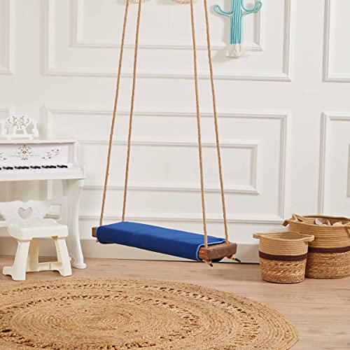 Klasik Ahşap Piknik Salıncağı, Ev ve Bahçe Modeli, Mavi
