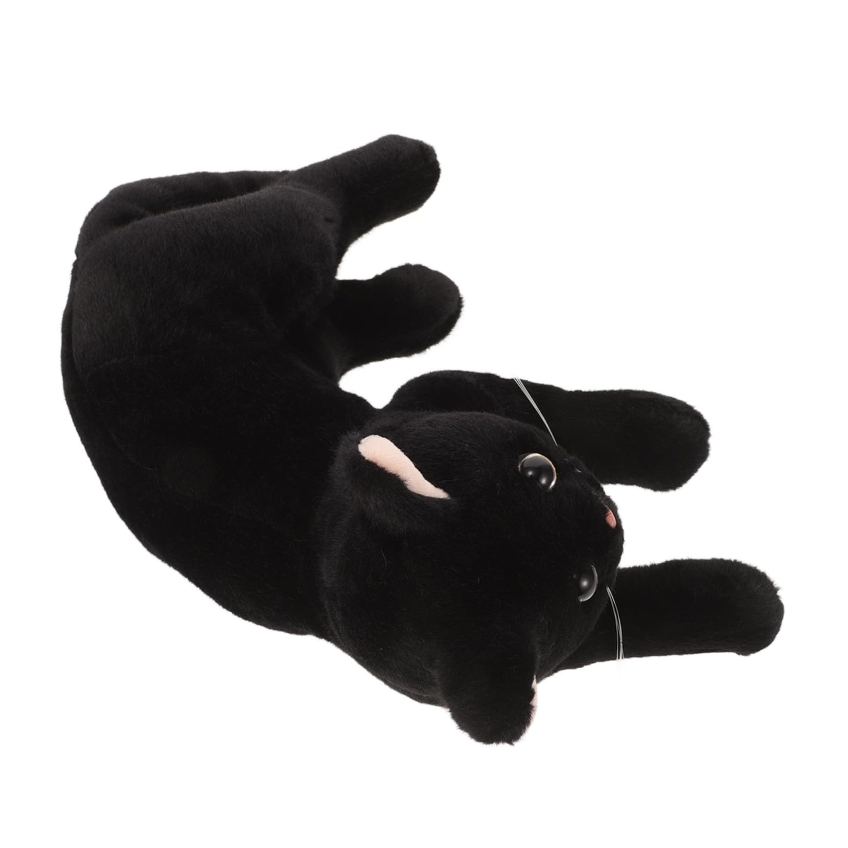 Amazon.co.jp: LALADEFIEE 猫ぬいぐるみ ぬいぐるみ猫 柔らかい黒猫の