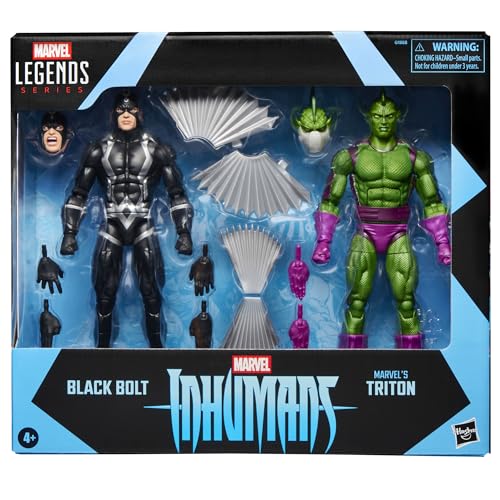 Marvel Legends Series Inhumans Black Bolt & Triton Two-Pack, 2 Fa...