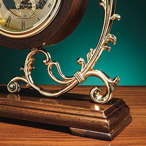 Reloj de madera de diseño exquisito para decorar salones elegantes 4