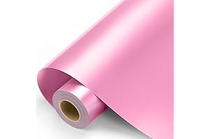 12" x 11 FT Pink Permanent Vinyl for Cutting Machines