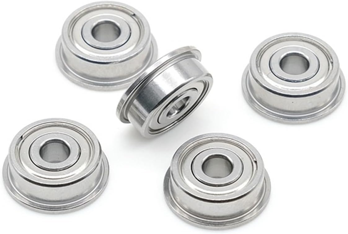 20pcs Flange Bearing Ball Bearings F623ZZ 3x10x4 mm 3D Printer Parts Deep Groove Pulley Wheel Chrome Steel Part