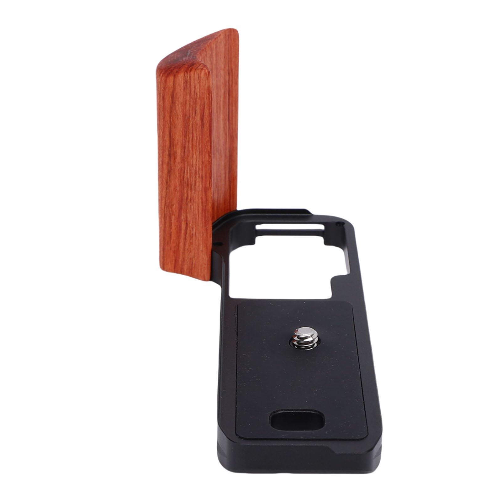Impugnatura a L per Fotocamera per Fujifilm GFX 100RF, Grip | Maniglia laterale in legno, Piastra di base a sgancio rapido, Adatto allo stabilizzatore Arca, Facile accesso al vano