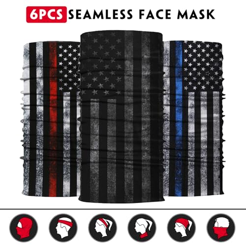 Image of Neck Gaiter for Men Women Headwear Bandana Head Wrap Face Scarf Mask Cover Warmer Balaclava-Seamless & Versatile
