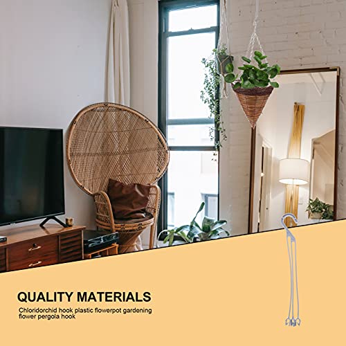 Cabilock Hanging Basket Chain Plastic Flower Plant Pot Replacement Chain Hanger Garden Plant Hangers For Bird Feeders Planters Lanterns Ornaments 50Pcs #TOP6