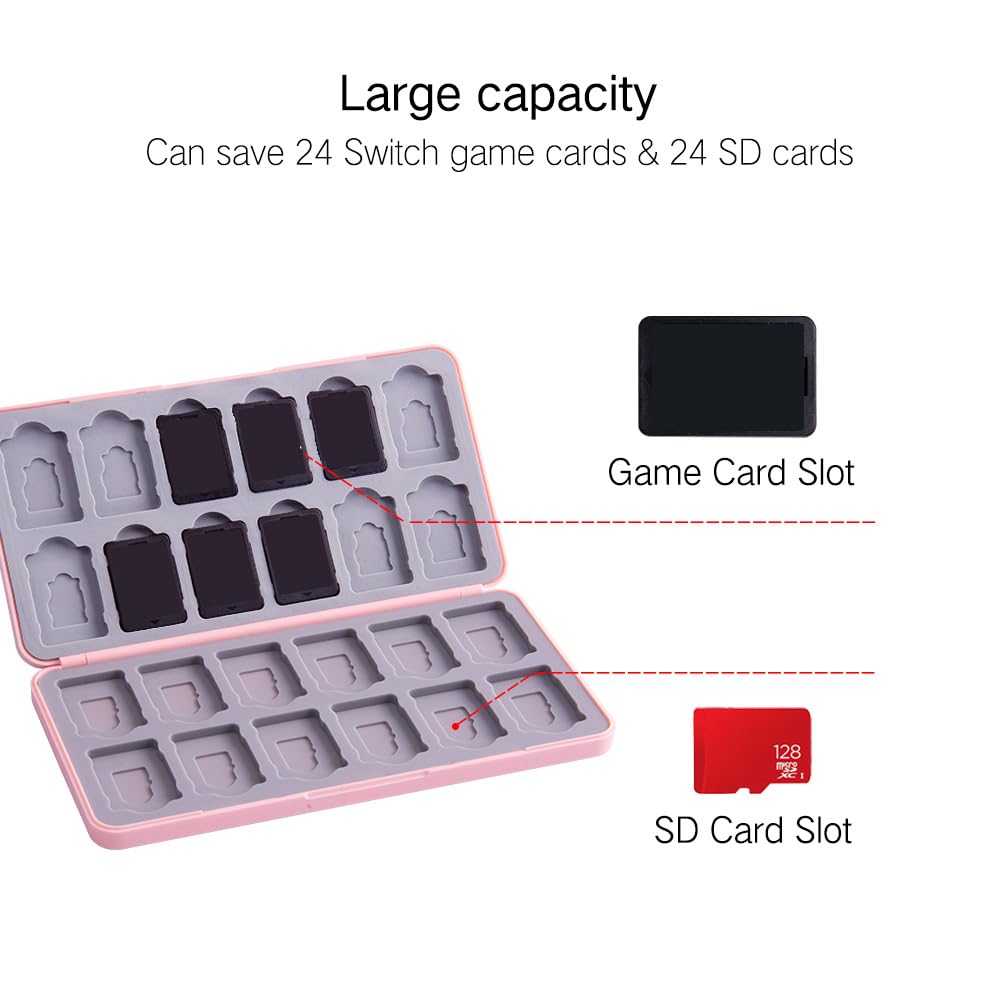 Amazon.com: PERFECTSIGHT Cute Game Card Case for Nintendo