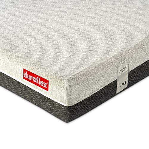 Image of Duroflex LiveIn Adapt - New Gen Smart Design Mattress with 3 Interchangeable Firmness Layers | 6 Inches, Single Size, Flippable Firmness Adjustable Roll Pack, Soft, Medium and Firm HR Foam, (75X30X6)