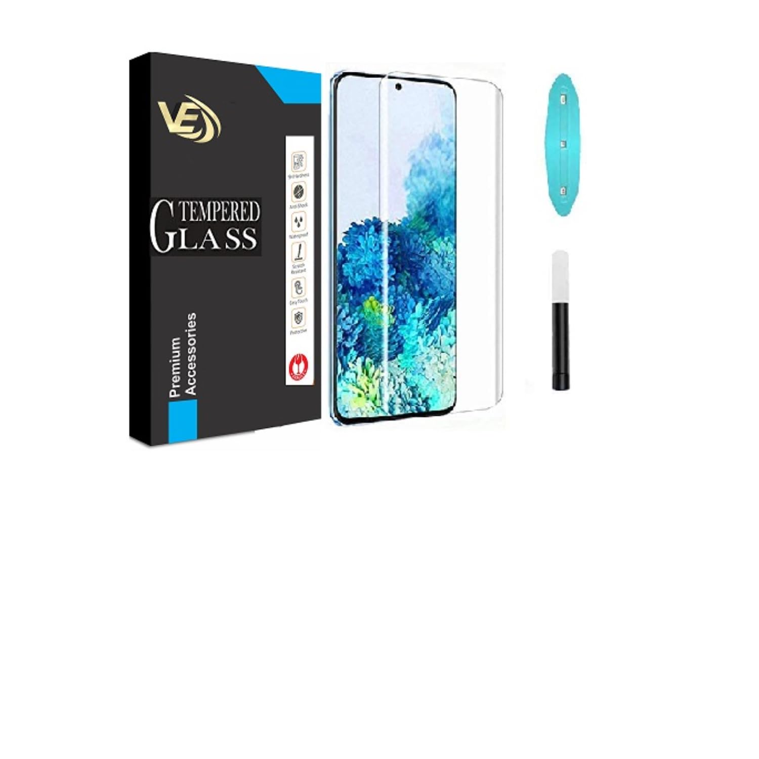 VILLA SAMSUNG GALAXY S20 Tempered Glass | Screen Protector Full HD Quality Tempered Glass Anti-Scratch Edge to Edge Coverage (B0CHF3S9NL) Amazon Price History, Amazon Price Tracker