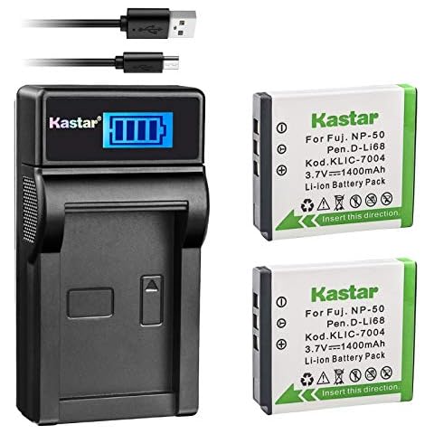 Kastar Battery & LCD Charger for Fujifilm Cameras Cover