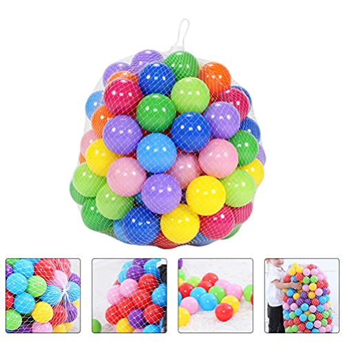 Ipetboom Brinquedos Coloridos De Bola Oceânica 50 Peças Bolas De Jogo À Prova De Esmagamento Bolas D