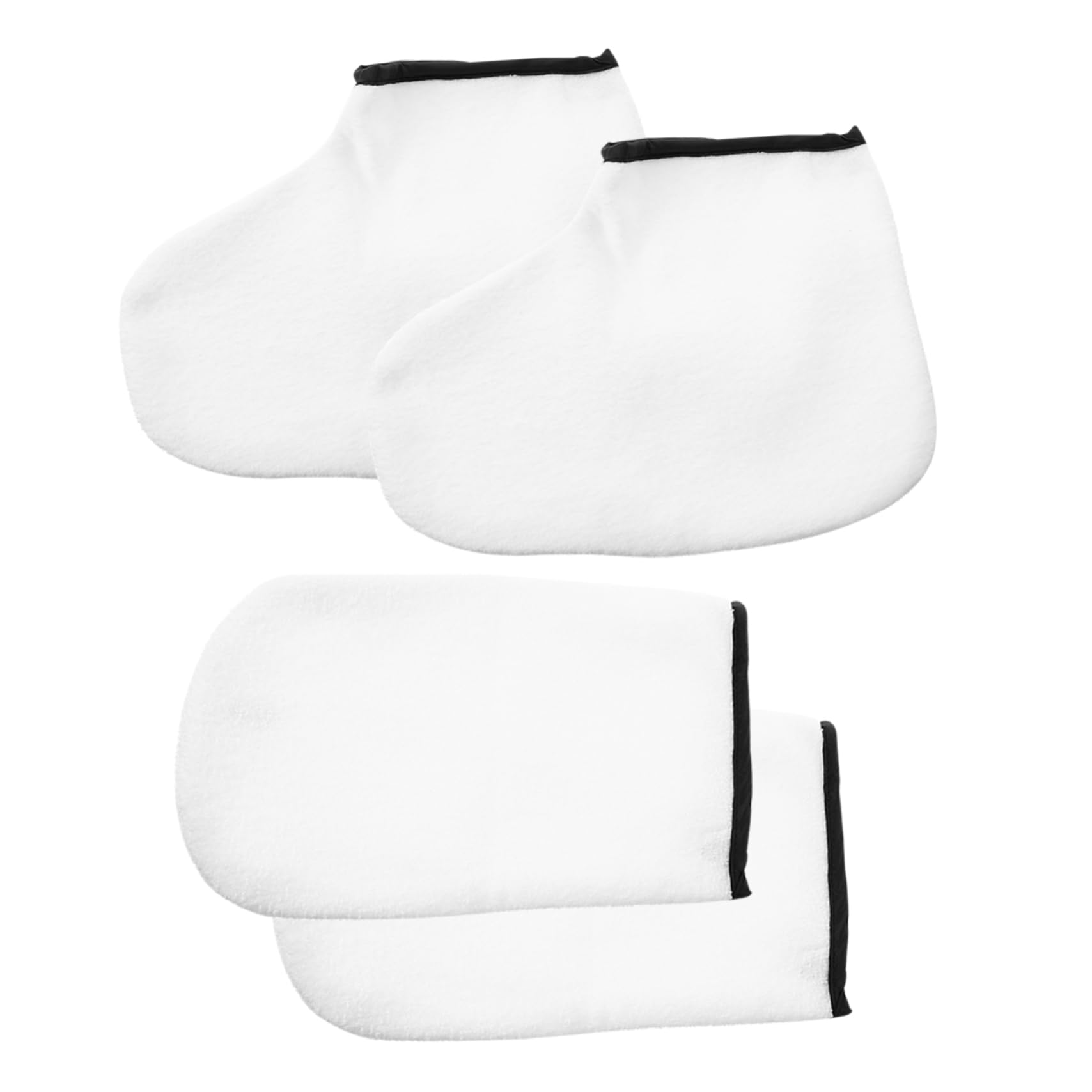 FRCOLOR 6paare Paraffin Wax Pflegehandschuhe Und Socken Feuchtigkeitsspendende Hand Und Fußmasken Für Spa Und Zuhause Für Hautpflege Und Maniküre
