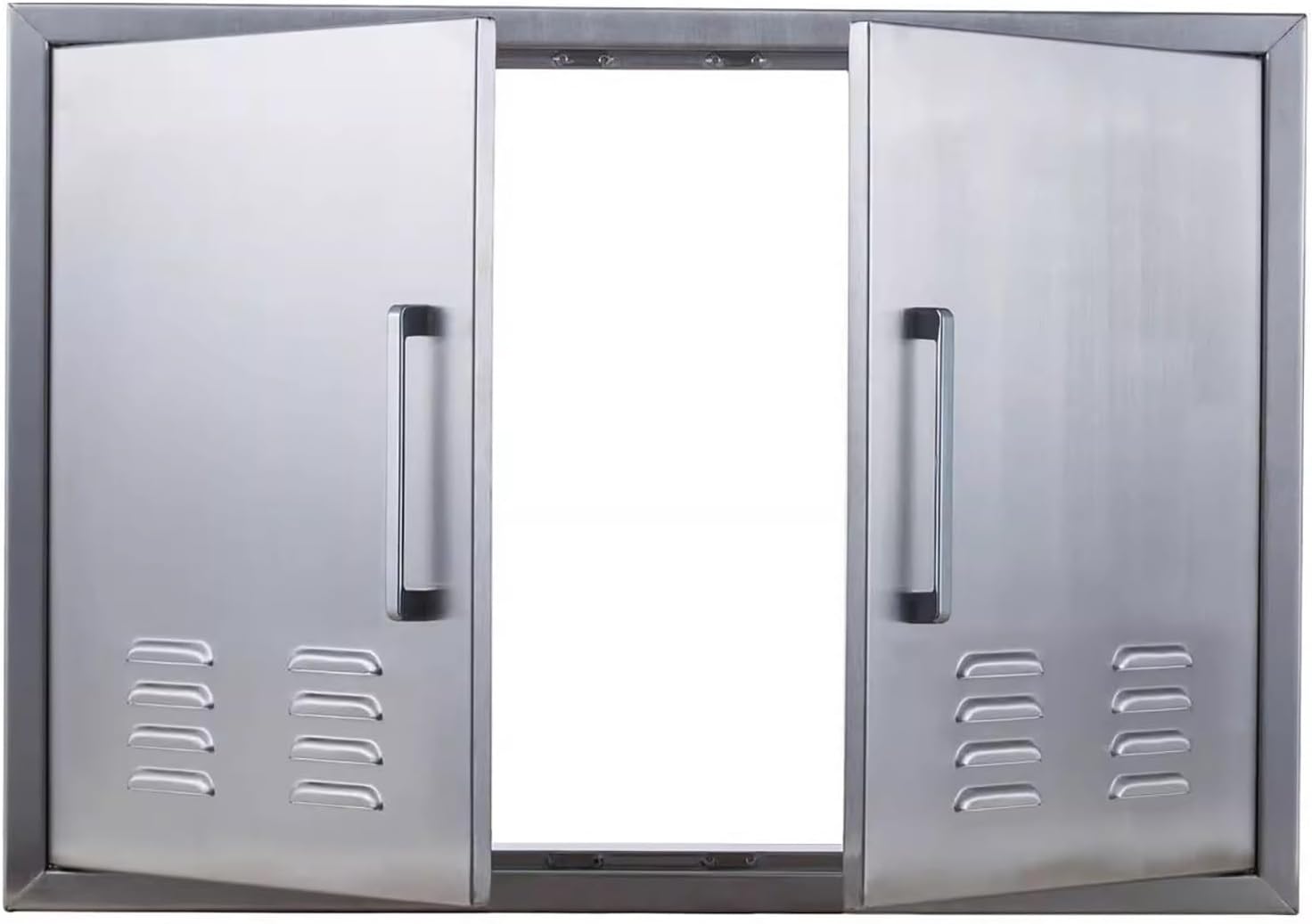 Galvanized Steel Roof Hatch Maintenance Hatch Cover Theft Door Loft Access Egress Window Manhole Covers,Stainless Steel Outdoor Kitchen Door, Flush Mount Double Doors for BBQ Access, Customi