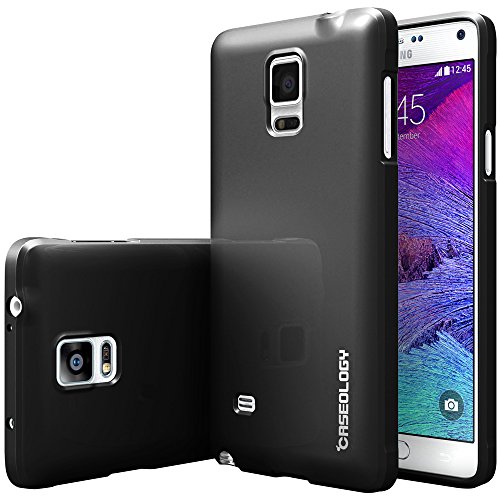 Galaxy Note 4 Case, Caseology [Daybreak Series] Slim Fit Shock Absorbent Cover [Black] [Slip Resistant] for Samsung Galaxy Note 4 - Black