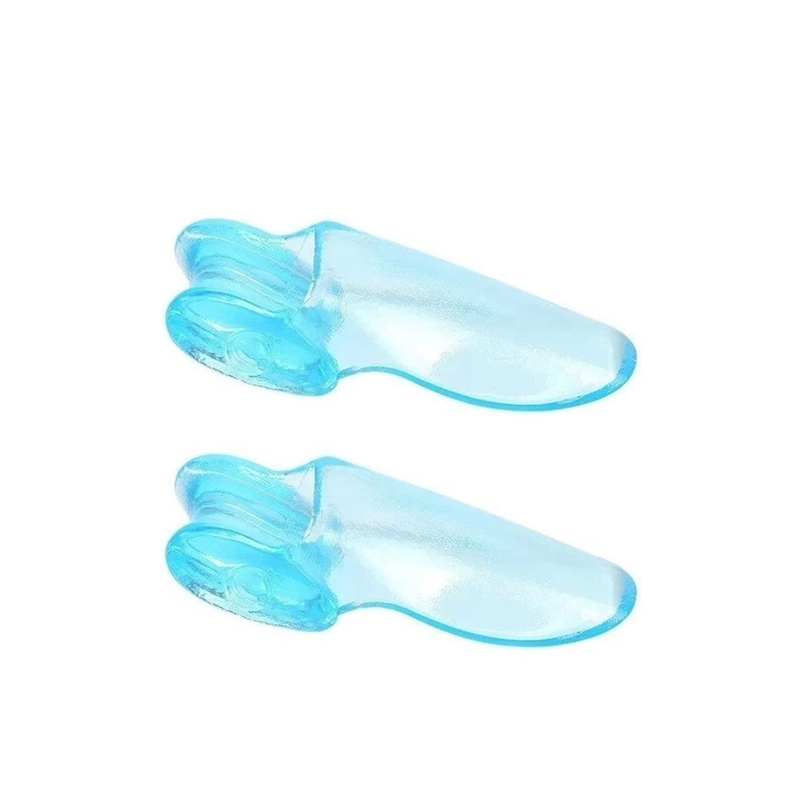 1 paio di separatori in silicone per alluce valgo, protezione per alluce valgo, correttori (colore della pelle)