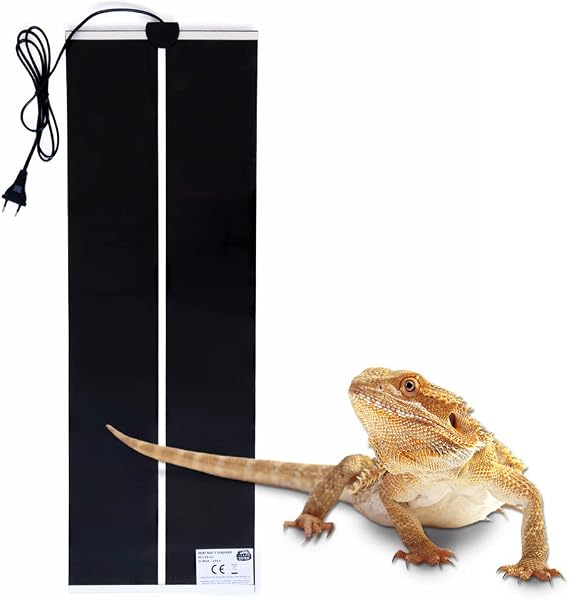 Terra Exotica Terrarium Heizmatte Standard - 5W, 7W, 14W, 20W, 28W, 35W, 45W - Wärmematte fü Terrarien (45 Watt - 80 x 28 cm) - 3