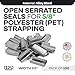 IDL Packaging Open Serrated Seals of 1.25
