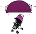 Universel Pare-Soleil pour Poussette Bébé Couverture Auvent de Poussette Protection Solaire Pliable Housse de Soleil Landau Imperméable Coupe-vent Ombrelle Capote de Poussette UPF50+ Anti-UV