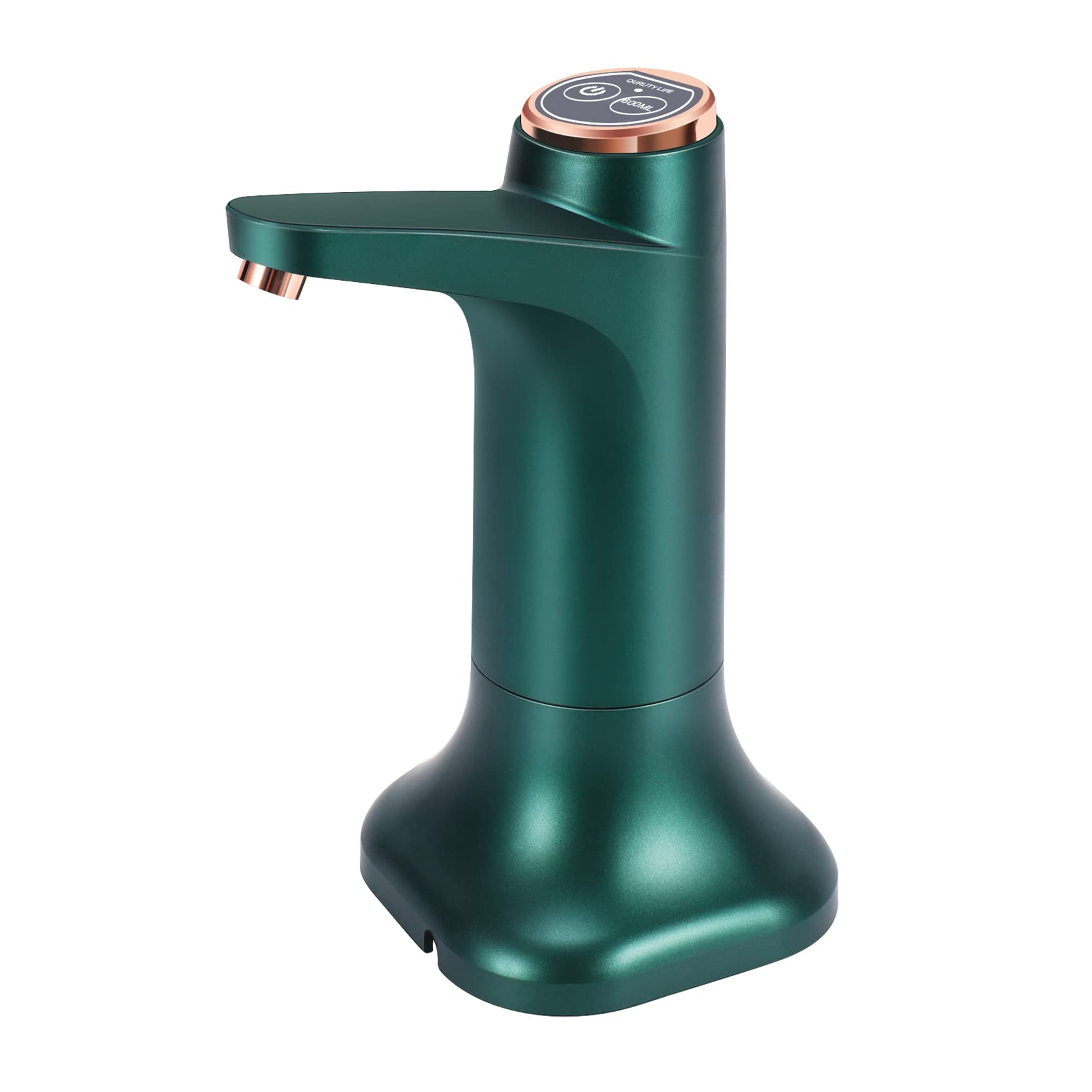 Ifutniew Green Electric Water Bottle Pump With Base Usb Water Dispenser Portable Automatic Water Pump Bucket Bottle Dispenser